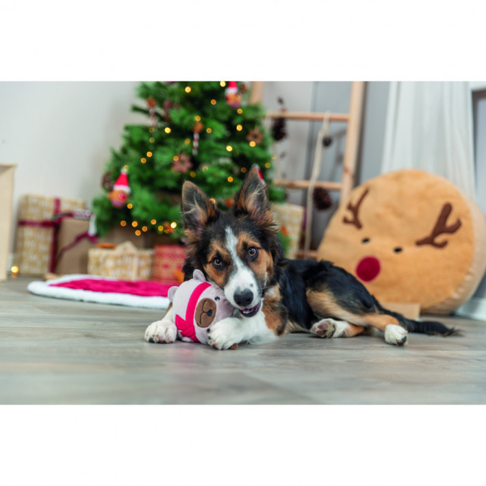 Игрушка Trixie для собак Рождественский пес плюш 16 см - фото №5
