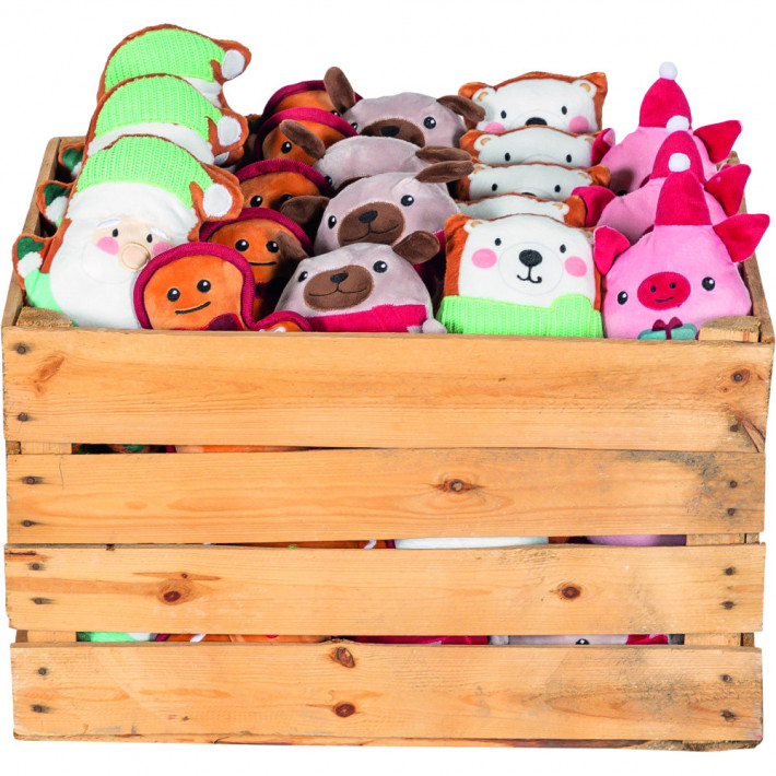 Іграшка Trixie для собак Різдвяний ведмідь плюш 20 см - фото №5