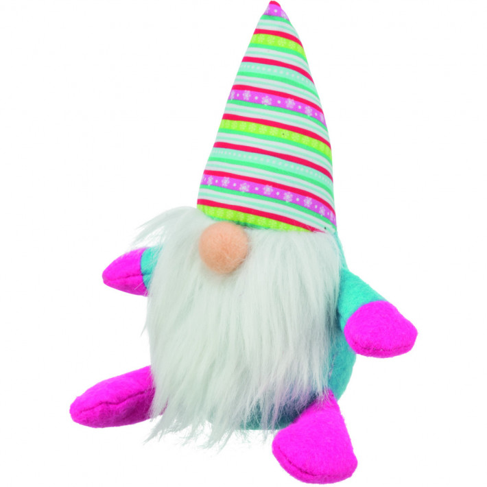 Іграшка Trixie для собак Різдвяний гном плюш 21 см - фото №4