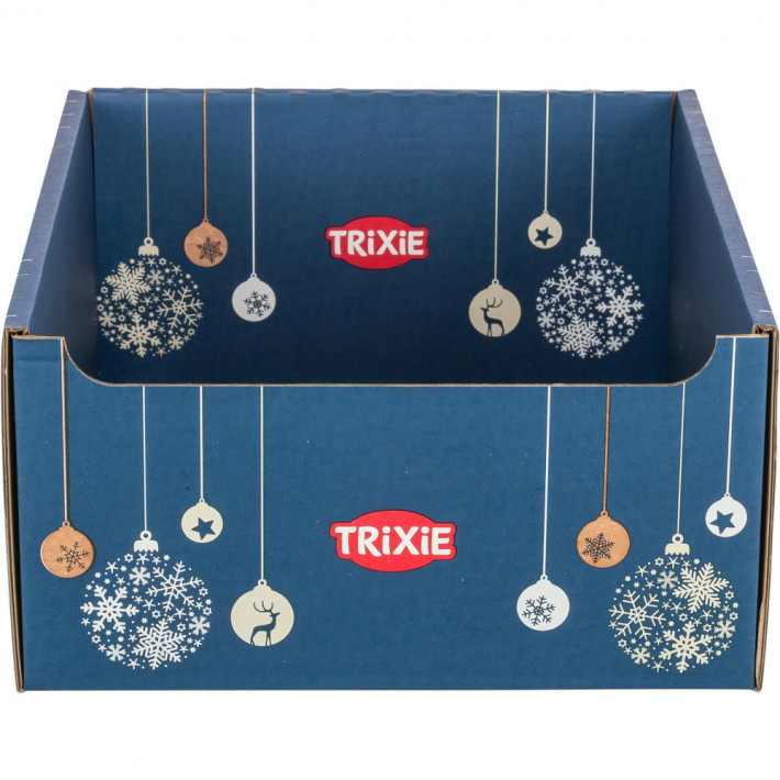 Короб Trixie для лакомств картонный с рождественским принтом - фото №2