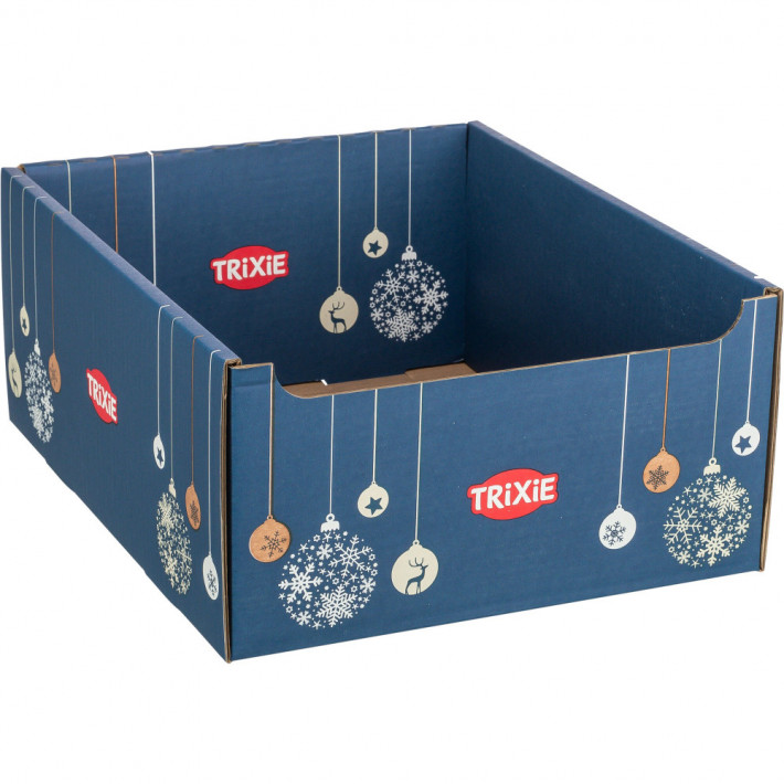 Короб Trixie для лакомств картонный с рождественским принтом - фото №3