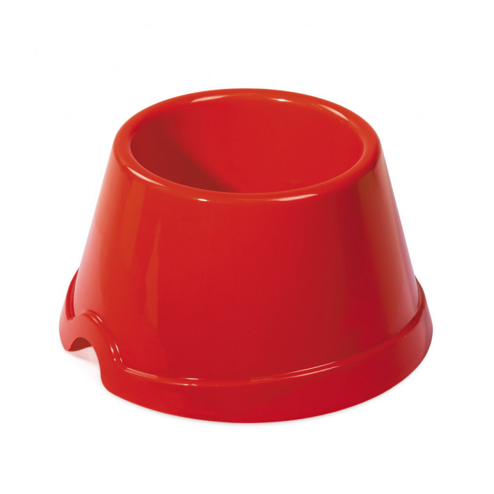 Миска для спанієля Природа 0,75 л червона