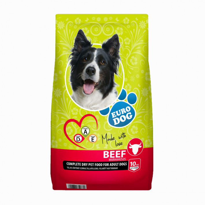 Корм сухой EuroDog Beef для собак с говядиной 10 кг