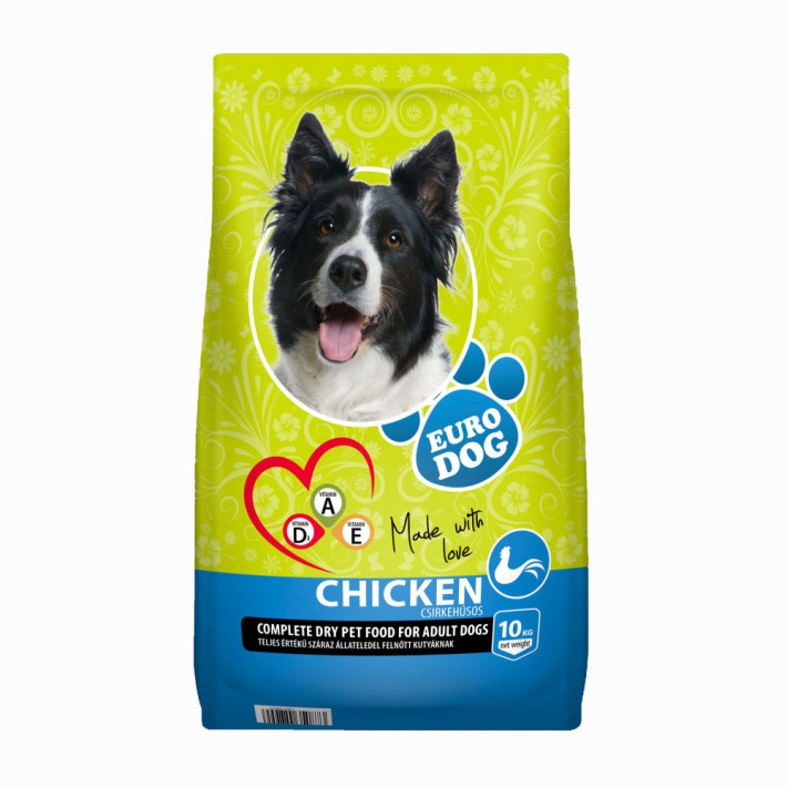Корм сухой EuroDog Chicken для собак с курицей 10 кг