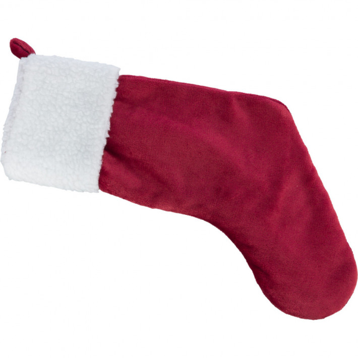 Панчоха Trixie Різдвяна плюш червона 47см - фото №2