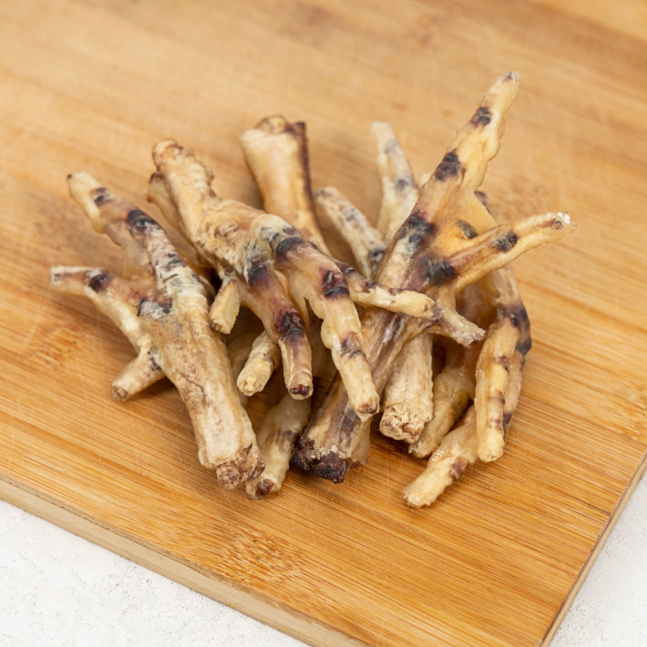 Натуральные сушеные лакомства для собак Лапы куриные сушеные 1000 г - фото №2