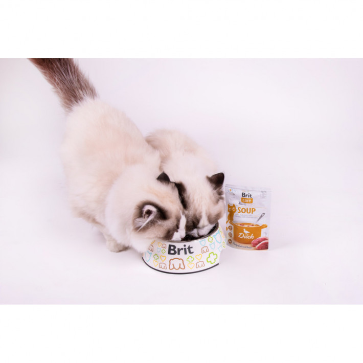 Набір вологого корму Brit Care Soup Duck для котів, 15 шт - фото №8