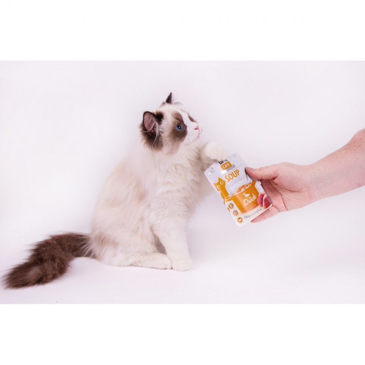 Набір вологого корму Brit Care Soup Duck для котів, 15 шт - фото №10