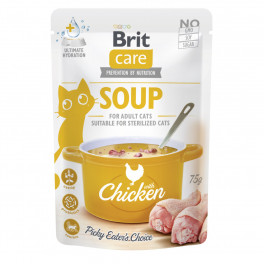 НАБІР Корм вологий Brit Care Soup Chicken д/котів суп з куркою 75 г 15 шт - фото №2