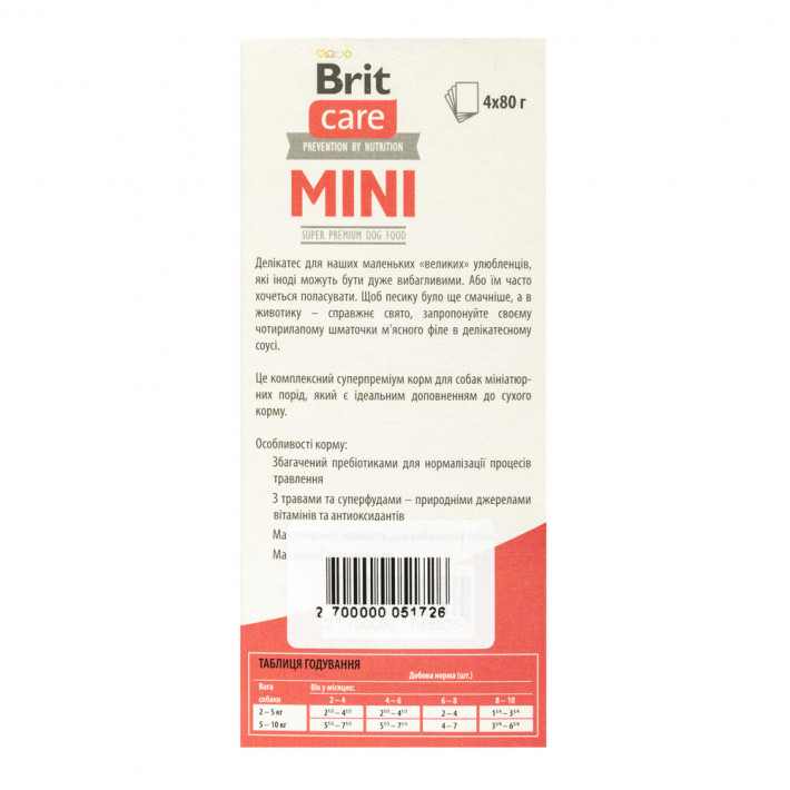 Набір Brit Care Mini для цуценят 3+1 - фото №4
