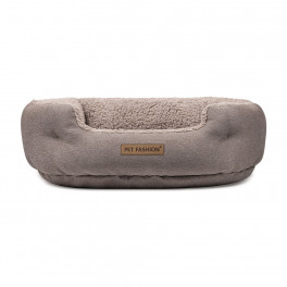 Лежак Pet Fashion BRIG для собак кавовий, 58*48*20 - фото №2