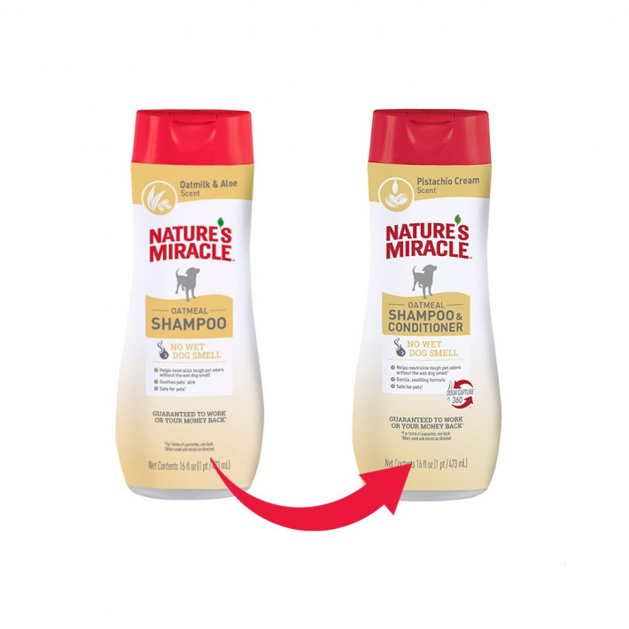 Шампунь-кондиціонер 8in1 Nature's Miracle з ароматом вівсяного молока та фісташки - фото №3