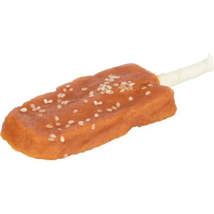 Ласощі для собак Trixie Denta Fun Chicken Pop з кунжутом, 12 см - фото №2