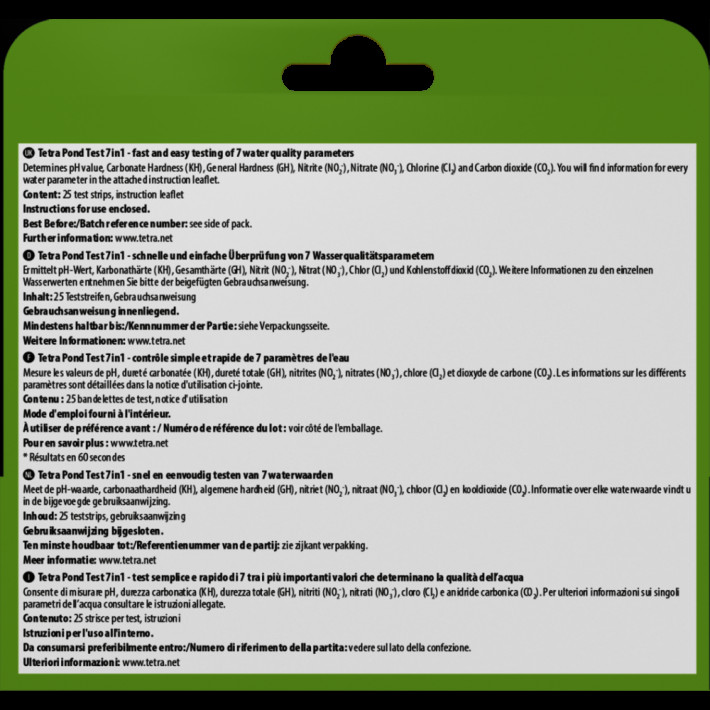 Набір індикаторних тестів Tetra Pond Test 7in1 для ставка - фото №3