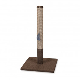 Дряпка стовпчик Природа Мімі Brown для котів 36x36x66 см - фото №2