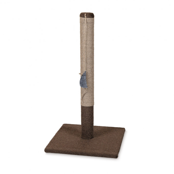 Дряпка стовпчик Природа Мімі Brown для котів 36x36x66 см - фото №2