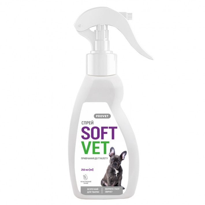 Спрей Provet SOFTVET для привчання собак до туалету, 250 мл
