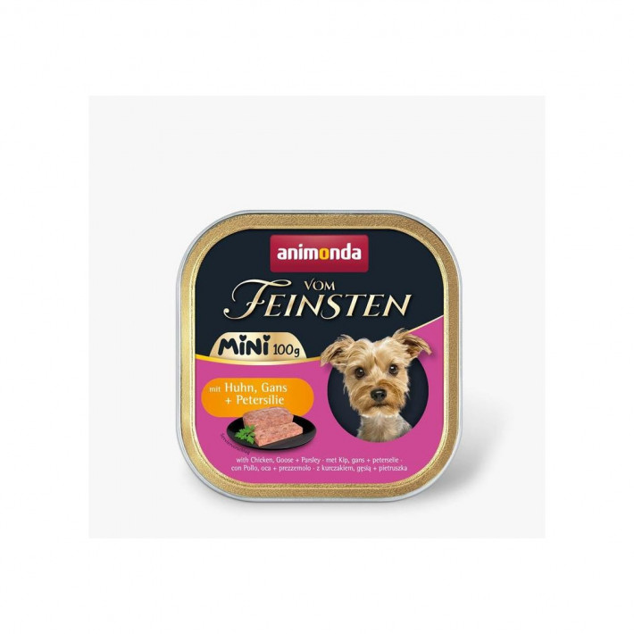 Вологий корм Animonda Vom Feinsten Adult Mini з куркою, гускою та петрушкою - фото №2