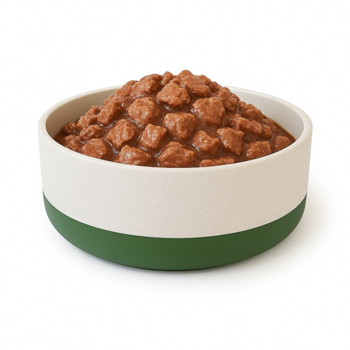 Миска Swastic TERRA для собак бамбуковая 400 мл белая - фото №2