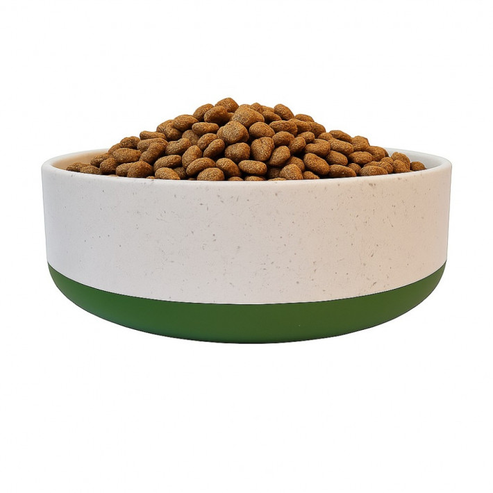 Миска Swastic TERRA для собак бамбуковая 400 мл белая - фото №3