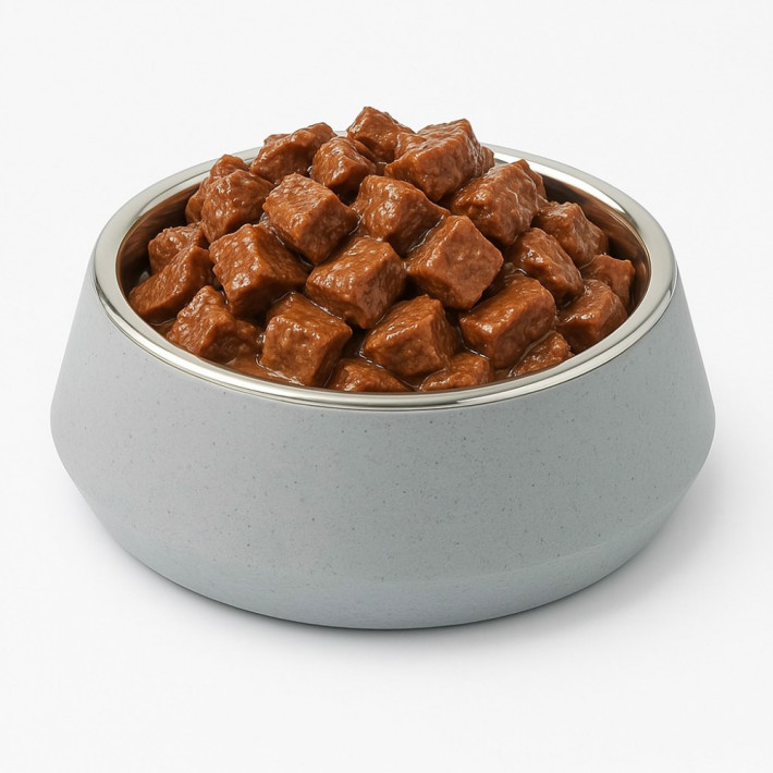 Миска Swastic STONE для собак бамбукова 470 мл біла - фото №2