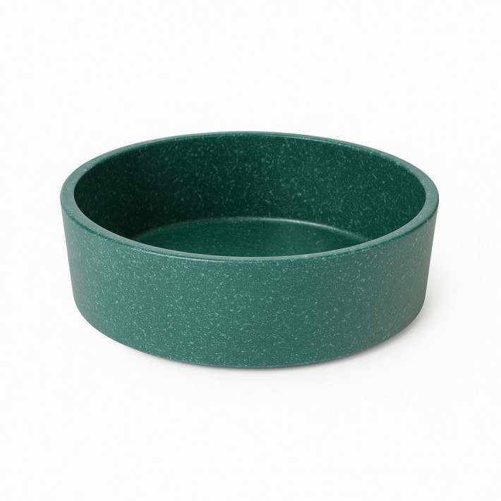 Миска Swastic OSTO для котів бамбукова 260 мл зелена