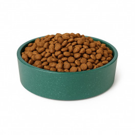Миска Swastic OSTO для котів бамбукова 260 мл зелена - фото №2