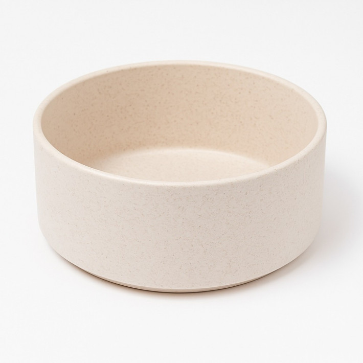 Миска Swastic OSTO для котів бамбукова 260 мл біла