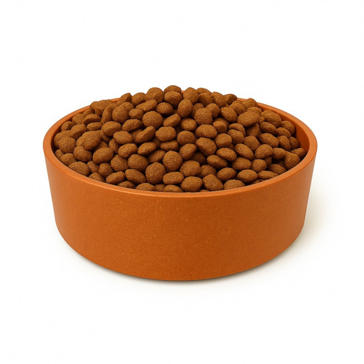 Миска Swastic OSTO для собак бамбукова 360 мл помаранчева - фото №3