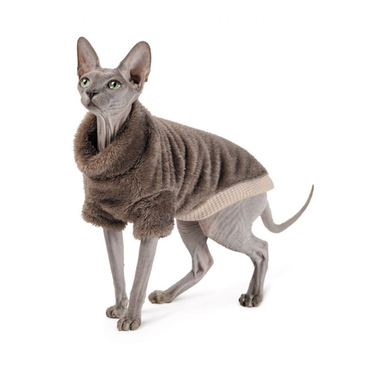 Светр Tim ТМ Pet Fashion для кота, L кавовий - фото №2