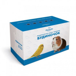 Будиночок-переноска Природа для тваринок 25x15x17 см (картон)