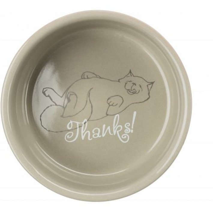 Миска Trixie Thanks for Service для котів, керамічна, 11 см, 300 мл