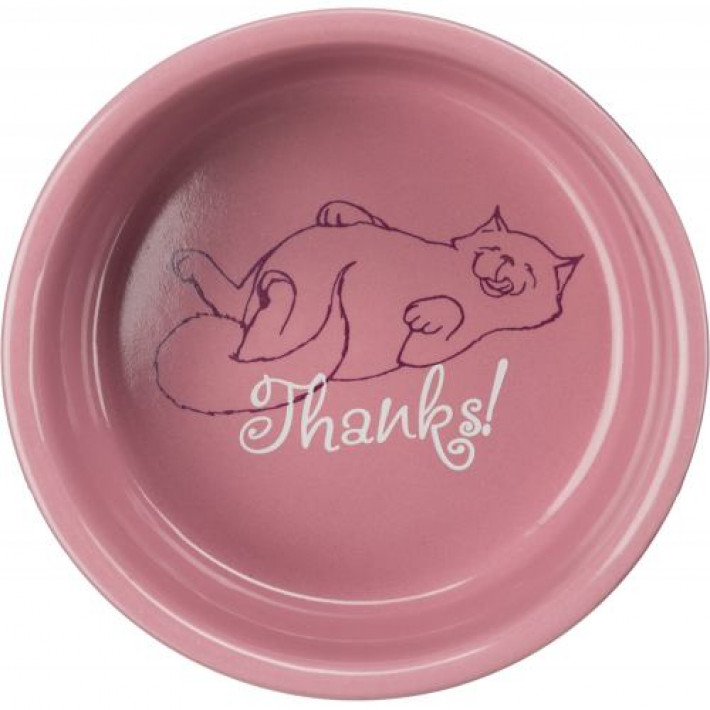 Миска Trixie Thanks for Service для котів, керамічна, 11 см, 300 мл