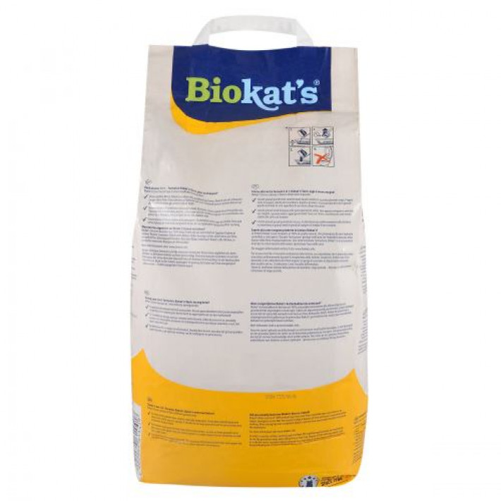 Наповнювач Biokats Classic 3in1 для котячого туалету, бентонітовий, 10 л