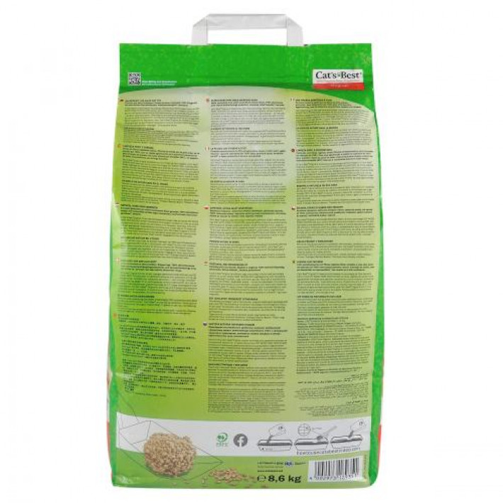 Наповнювач Cat’s Best Original для котячого туалету, деревний, 20 л/8,6 кг