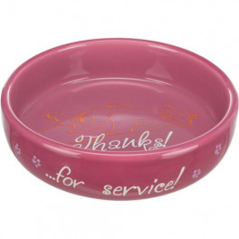Миска Trixie для котів коротконосих порід, керамічна, 15 см, 300 мл