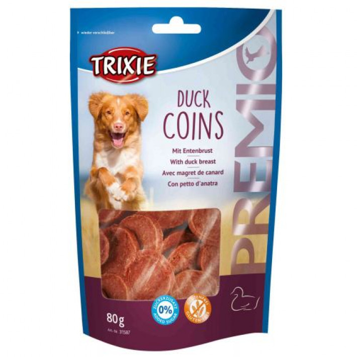Ласощі Trixie Premio Duck Coins для собак монетки з качкою 80 г