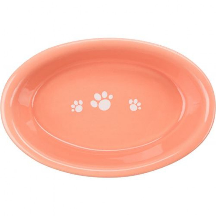Миска Trixie для котів, овальна, керамічна, 15х10 см, 200 мл