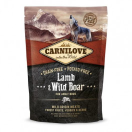 Сухий корм Carnilove Lamb & Wild Boar для дорослих собак всіх порід, ягня та кабан, 1,5 кг