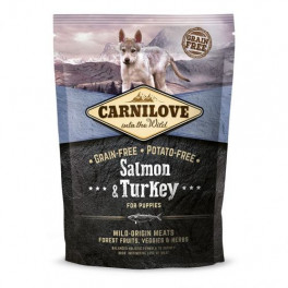 Сухий корм Carnilove Salmon & Turkey для цуценят всіх порід, лосось та індичка, 1,5 кг