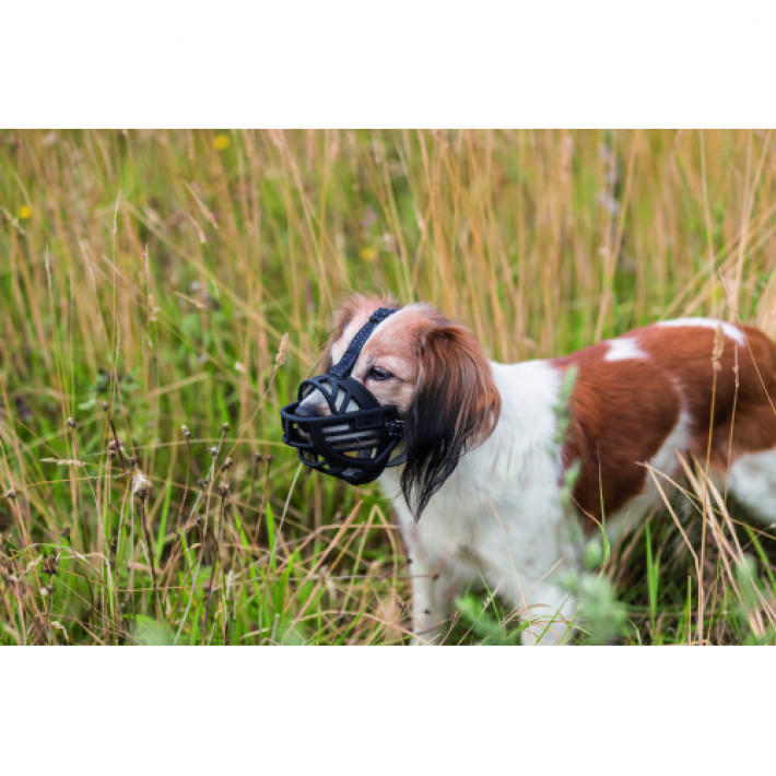 Намордник Trixie Muzzle Flex для собак, силіконовий, L-XL (чорний)