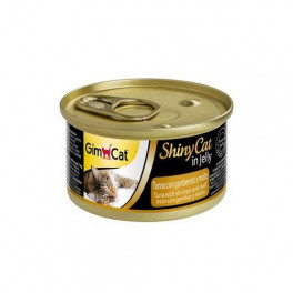 Вологий корм GimCat Shiny Cat для котів, креветки і мальт, 70 г