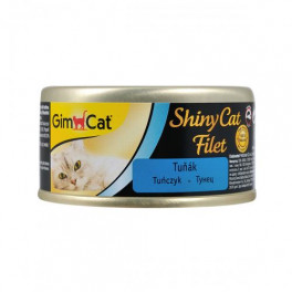 Вологий корм GimCat Shiny Cat Filet для котів, тунець, 70 г