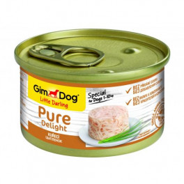 Вологий корм GimDog LD Pure Delight для собак мініатюрних порід, з куркою, 85 г
