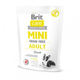 Сухий корм Brit Care GF Mini для дорослих собак мініатюрних порід, з ягням, 400 г