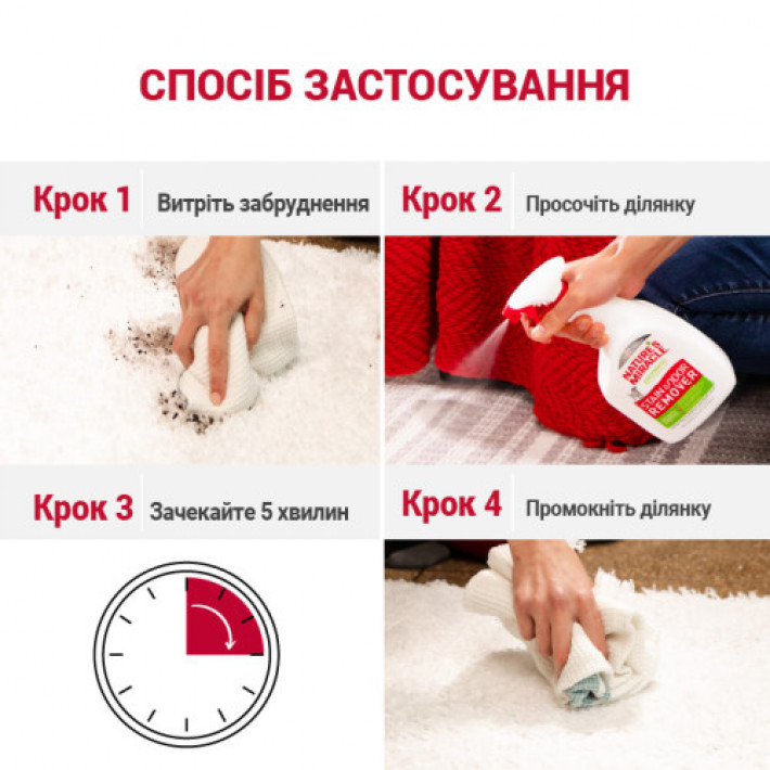 Спрей 8in1 NM Dog Stain&Odor Remover Spray Melon для усунення плям та запахів, з ароматом дині, 946 мл