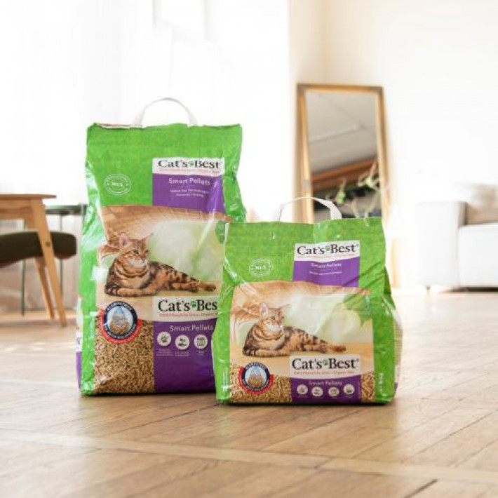 Наповнювач Cat’s Best Smart Pellets для котячого туалету, деревний, 20л/10кг