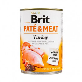 Вологий корм Brit Care Pate & Meat для собак, з індичкою, 400 г