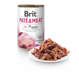 Вологий корм Brit Care Pate & Meat для цуценят, з куркою та індичкою, 400 г