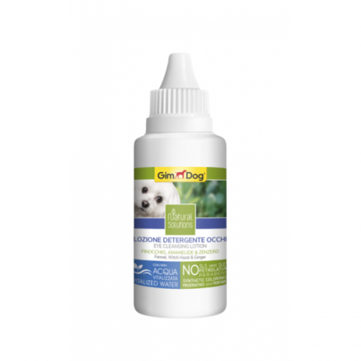 Лосьйон GimDog Natural Solutions для собак, для очищення очей, 50 мл